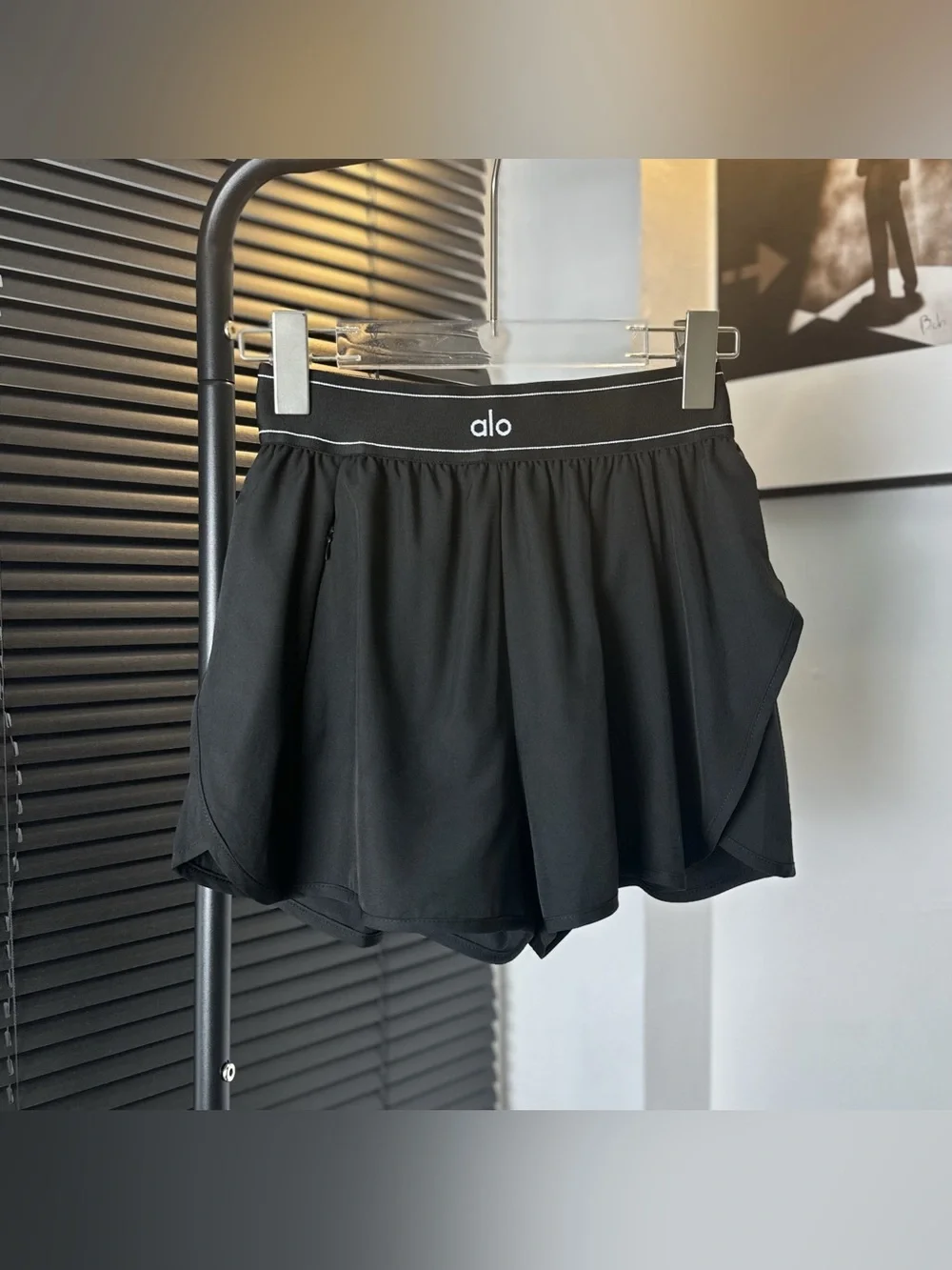 ALO Yoga Women’s Black Athletic Shorts